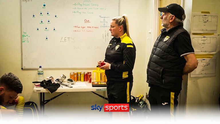 The highest-ranked female manager in men's football is working at level 10 in the football pyramid. Rosi Webb is in charge of Stanway Pegasus in the Eastern Counties Football League - five levels below the National League