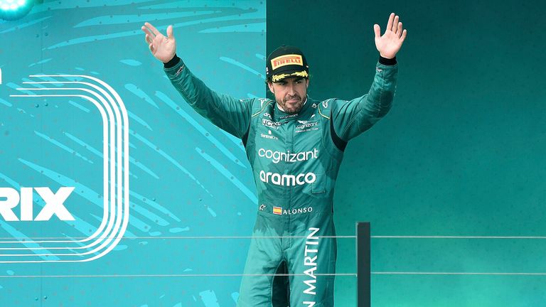 Fernando Alonso is third in the drivers' championship ahead of the Monaco GP