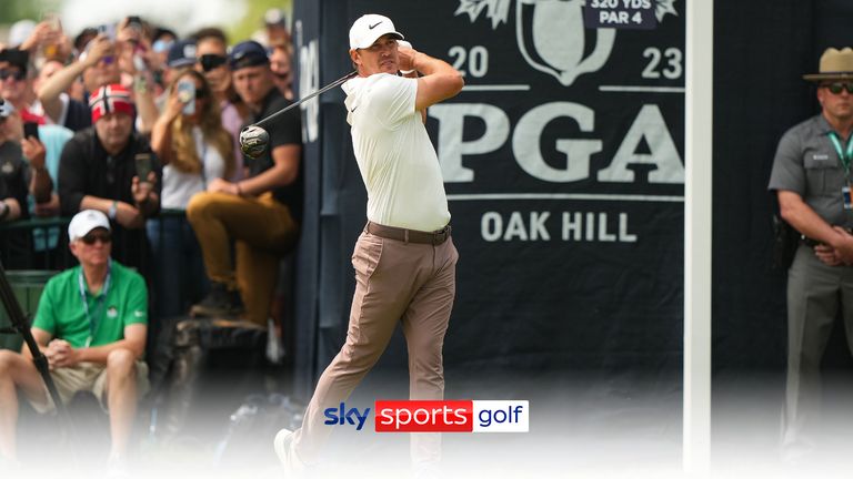 Brooks Koepka extended his lead at the PGA Championship with three straight birdies at the start of the final round at Oak Hill