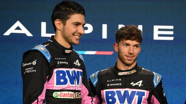 Esteban Ocon and Pierre Gasly are in their first year as team-mates at Alpine