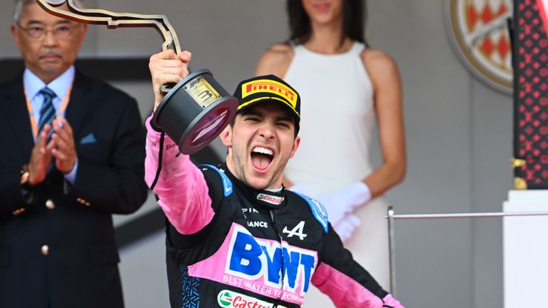 Esteban Ocon finished third at the Monaco GP as Alpine claimed a first podium since 2021