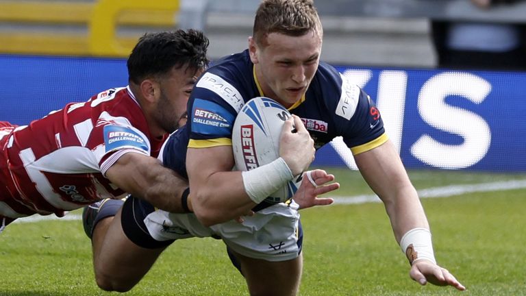 Harry Newman had helped Leeds establish a half-time lead