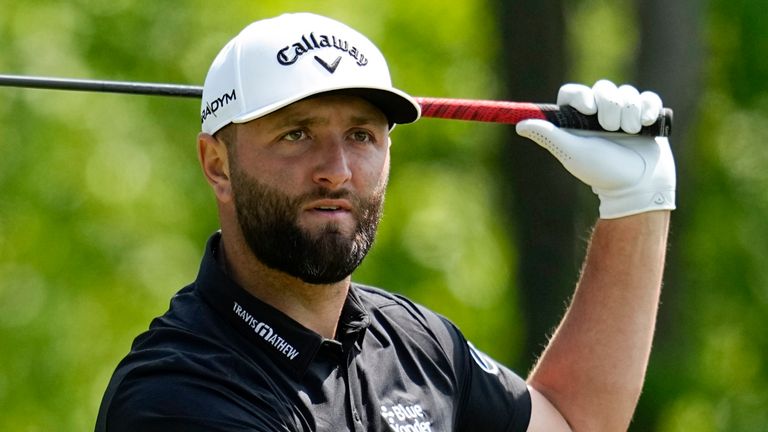 Jon Rahm struggled to an opening-round 76 at the PGA Championship