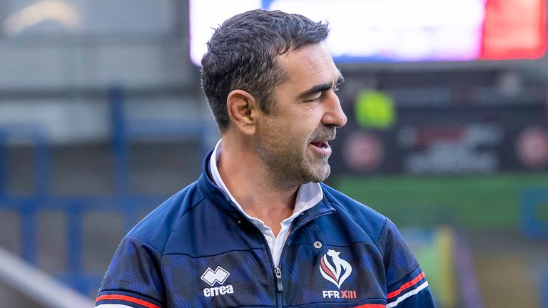 France head coach Laurent Frayssinous is working with a mix of full-time and part-time players