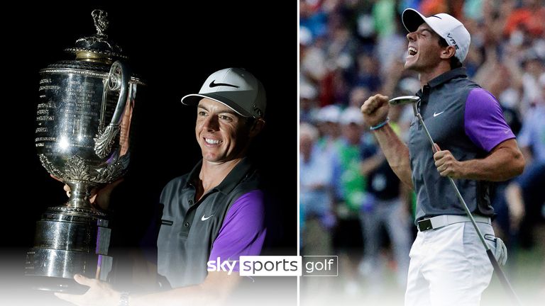 As Rory McIlroy bids to win his first major title since the 2014 PGA Championship, take a look at the best bits from his final round at Valhalla