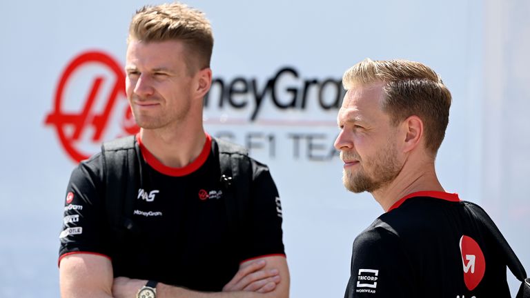 Nico Hulkenberg is back in Formula 1 at Haas with Kevin Magnussen