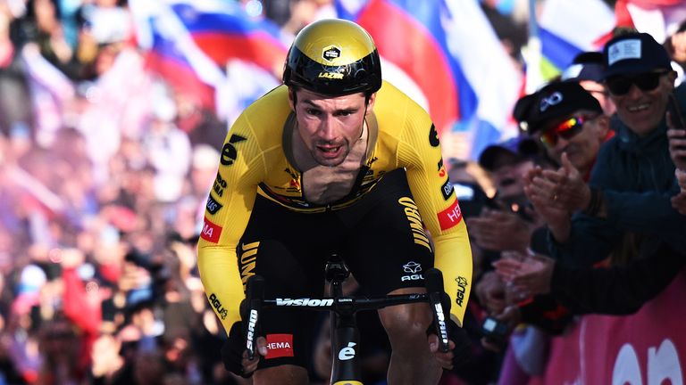 Primoz Roglic is poised to win the Giro d'Italia after taking the lead from Geraint Thomas on the penultimate stage