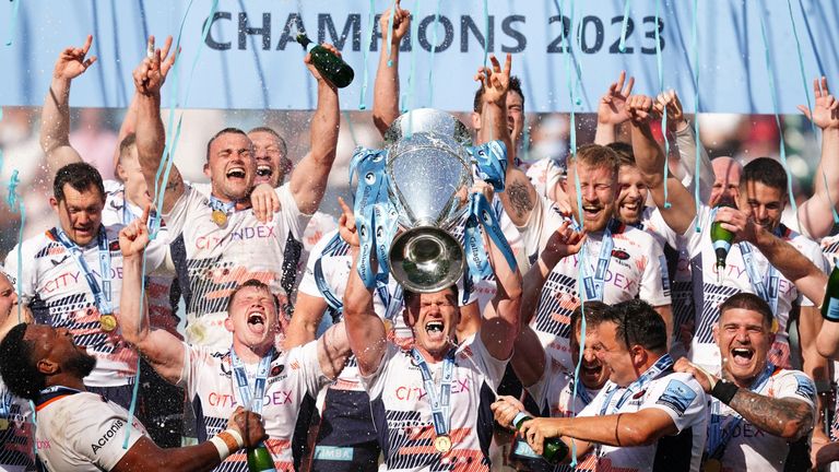 Saracens' title was their first since 2019, and since relegation in 2020 for salary-cap breaches 