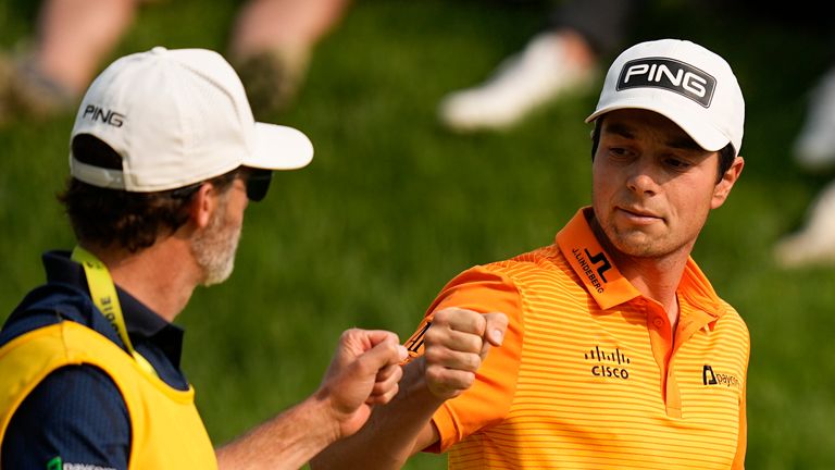 Viktor Hovland narrowly missed out on a maiden major victory 