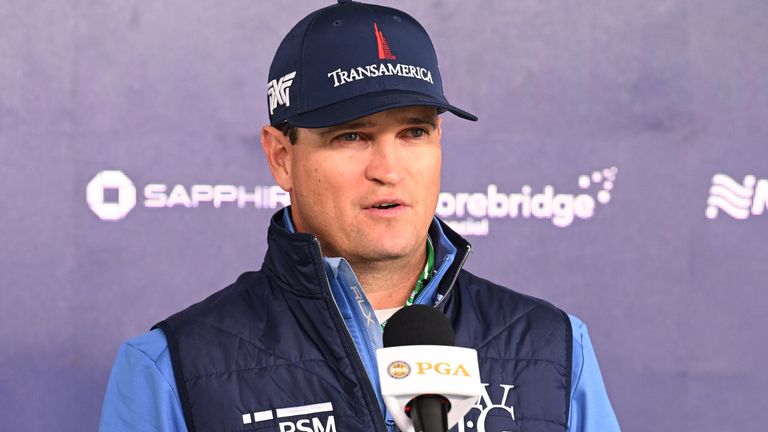 Piala Ryder Zach Johnson berbicara kepada media menjelang PGA Championship