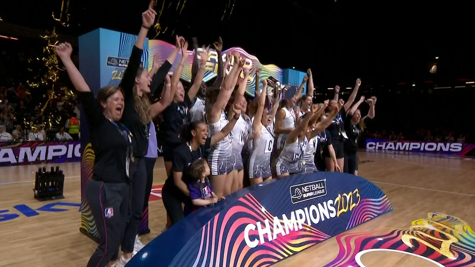 Netball Super League Grand Final Loughborough Lightning come from