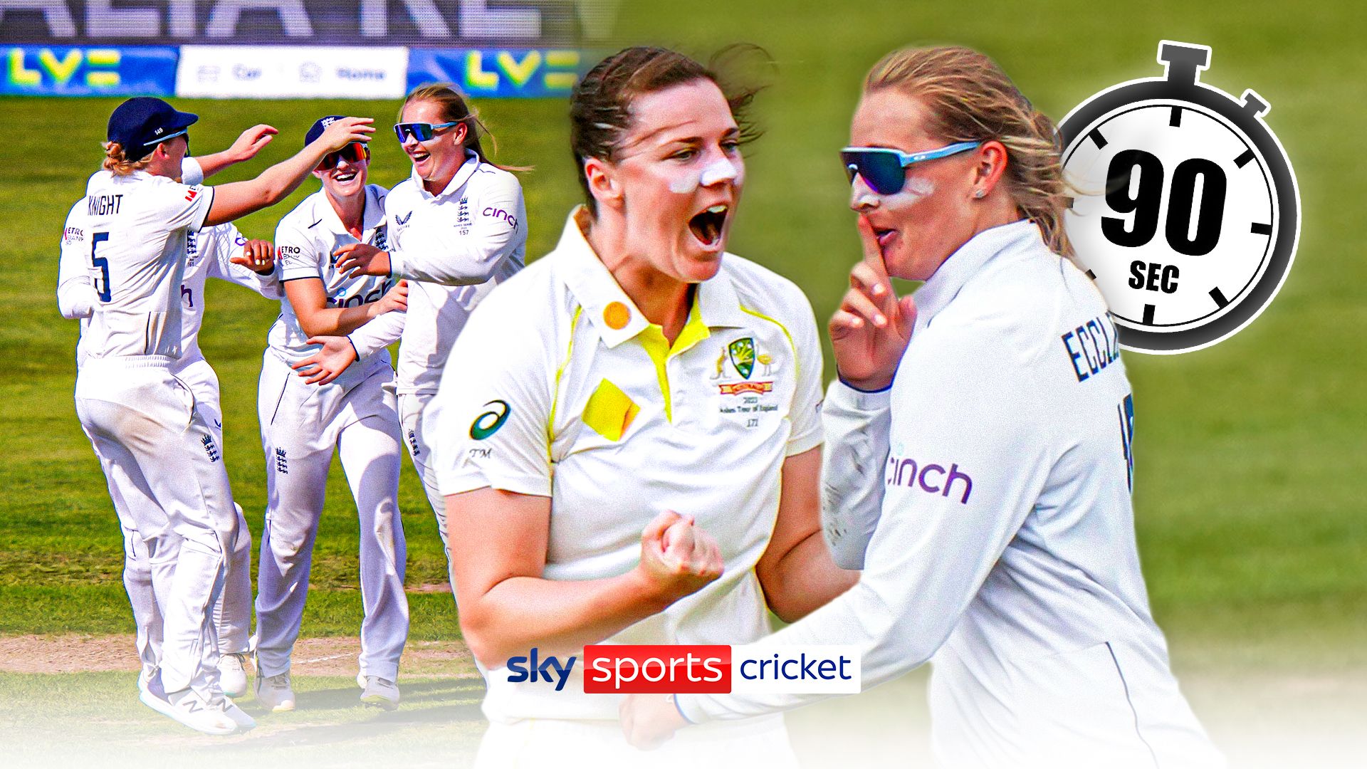 skysports england australia 6198850 Women's Ashes: All 15 wickets on day four in 90 seconds!