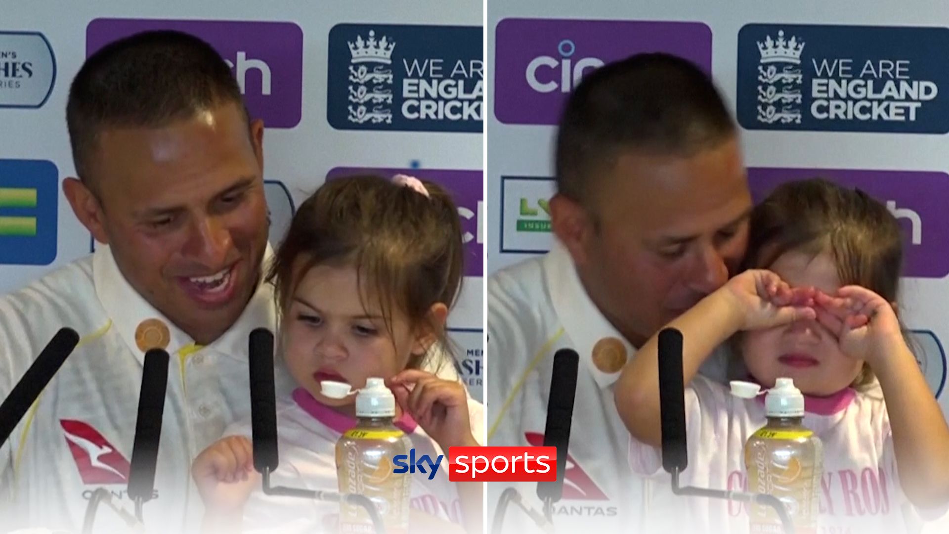 Centurion Khawaja upstaged by his daughter in press conference!