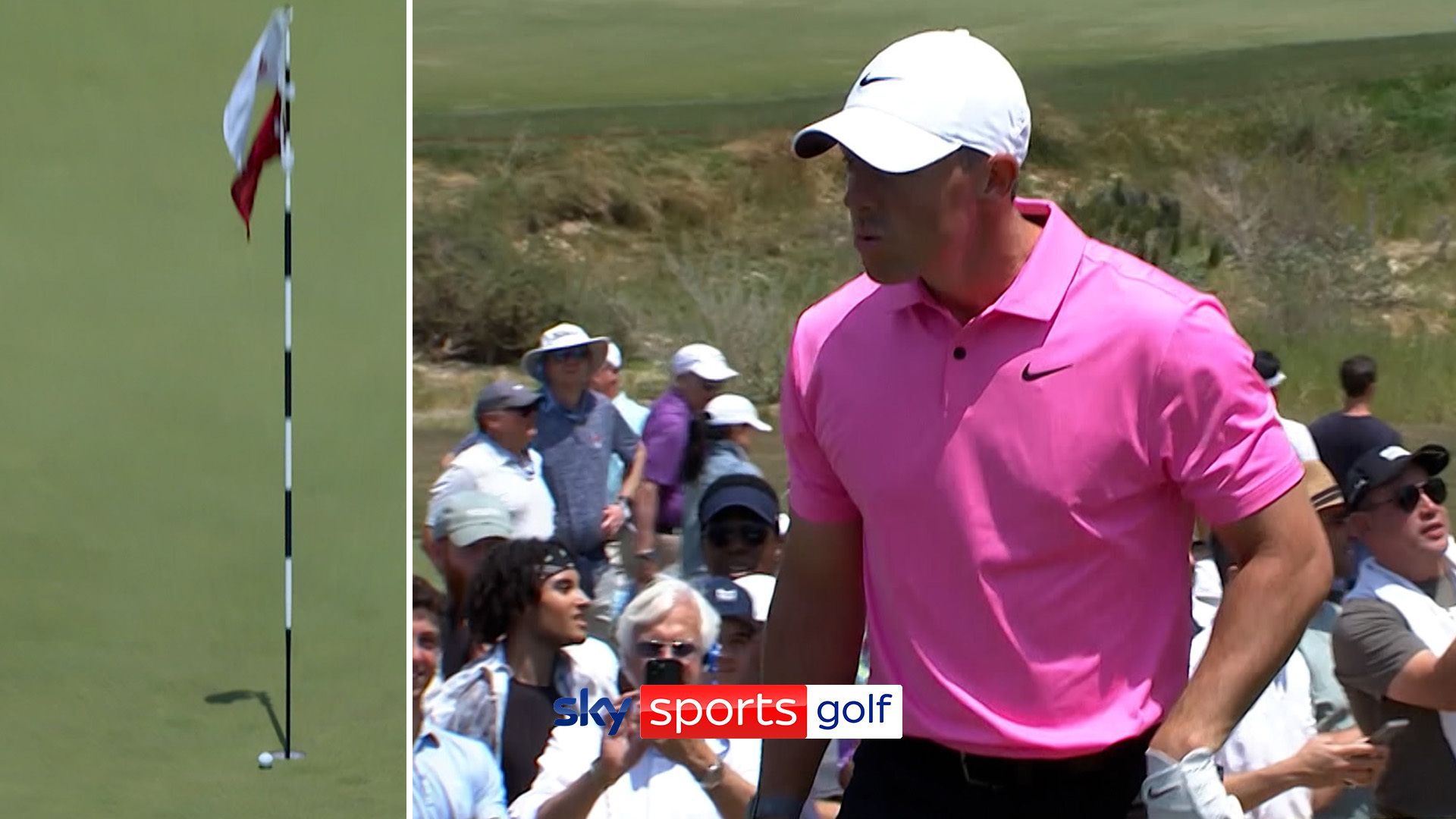 McIlroy almost makes incredible ace | 'It's great to see him enjoying his golf!'