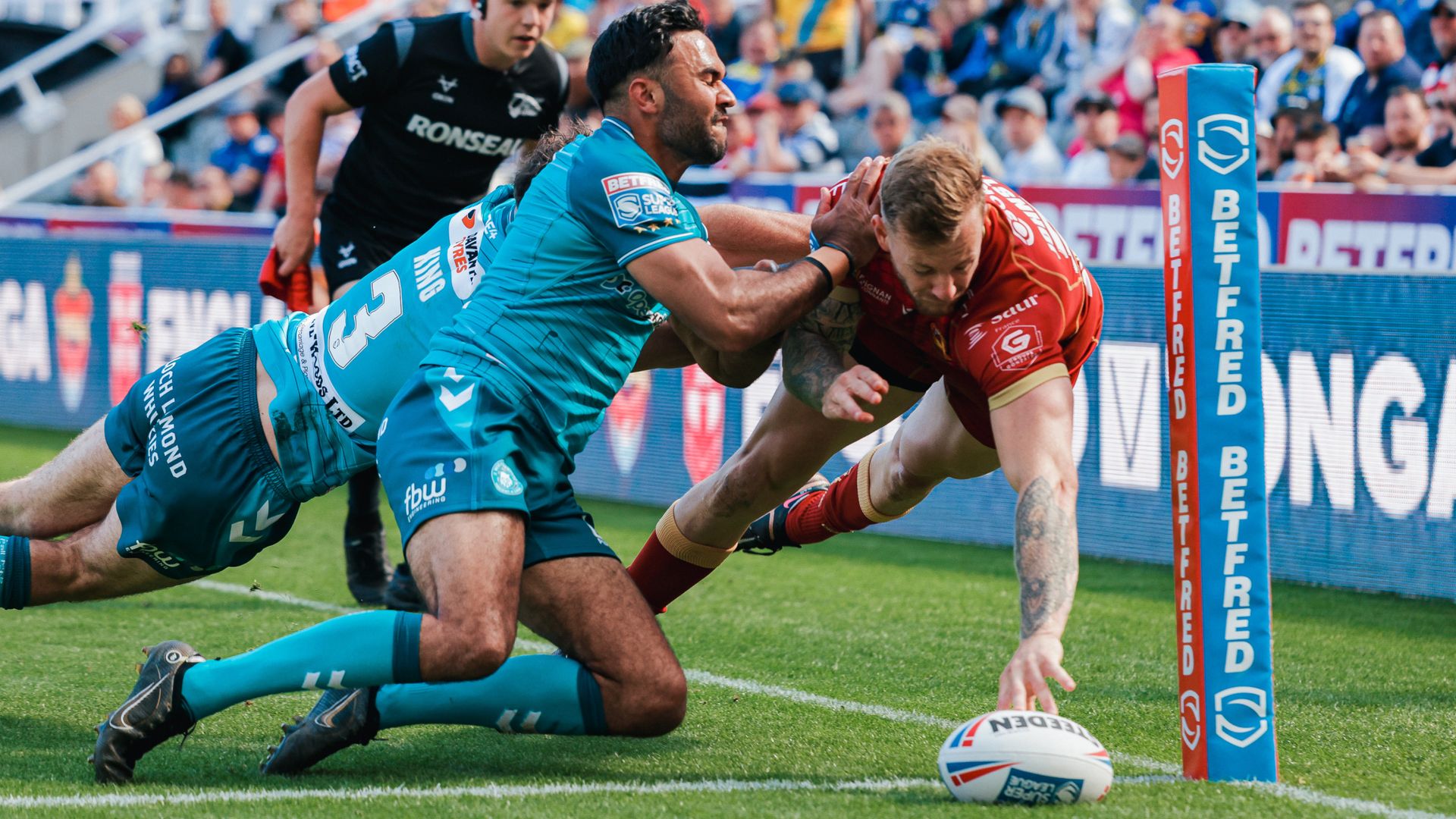 Johnstone's hat-trick helps Catalans cruise past Wigan