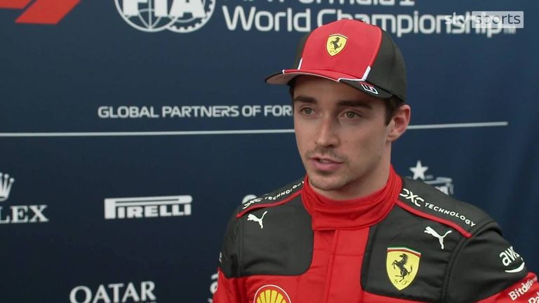 Leclerc and Carlos Sainz were satisfied with the progress Ferrari have made after qualifying second and third respectively for the Austrian GP