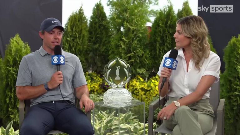 Rory McIlroy says he needs to avoid playing 'too aggressively' as he begins the final round of The Memorial Tournament in a two-way tie with Si Woo Kim and David Lipsky