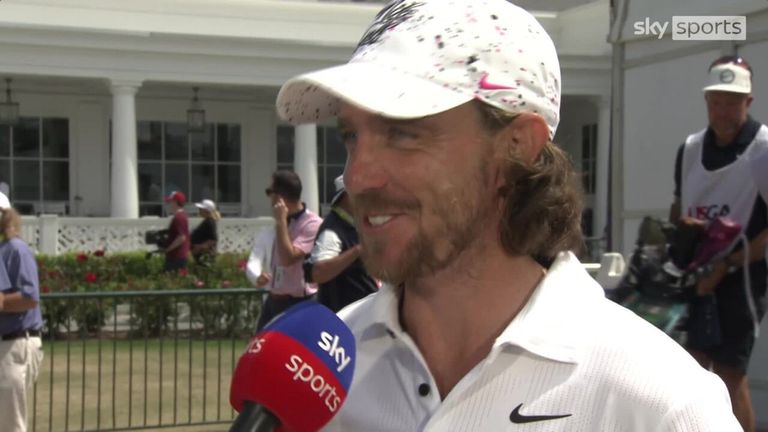 Tommy Fleetwood shot a seven-under 63 in the final round of the US Open at Los Angeles Country Club and put the score down to some extra practice following his round on Saturday evening. 