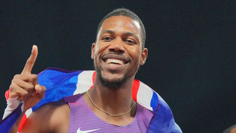 Zharnel Hughes is targeting world glory after regaining the British 100m title