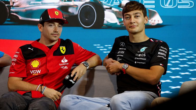 Charles Leclerc and George Russell both hope they can move closer to the front at the Spanish Grand Prix