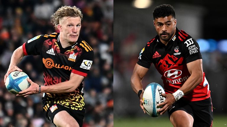 Damian McKenzie and Richie Mo'unga have been electric this season, and will do battle as the Chiefs vs Crusaders
