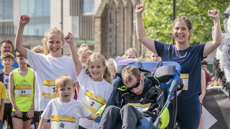 Rob Burrow and his family will be at the game this Friday live on Sky Sports