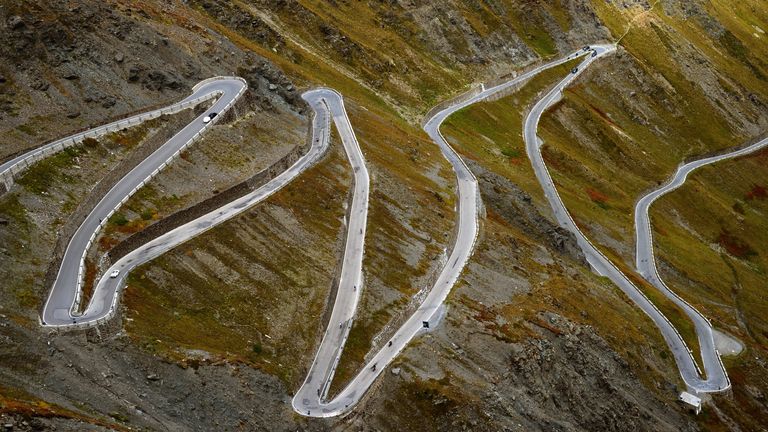 The Stelvio Pass is a gruelling ascent for cyclists - and on Thursday 31 riders opted for assistance that led to disqualification 