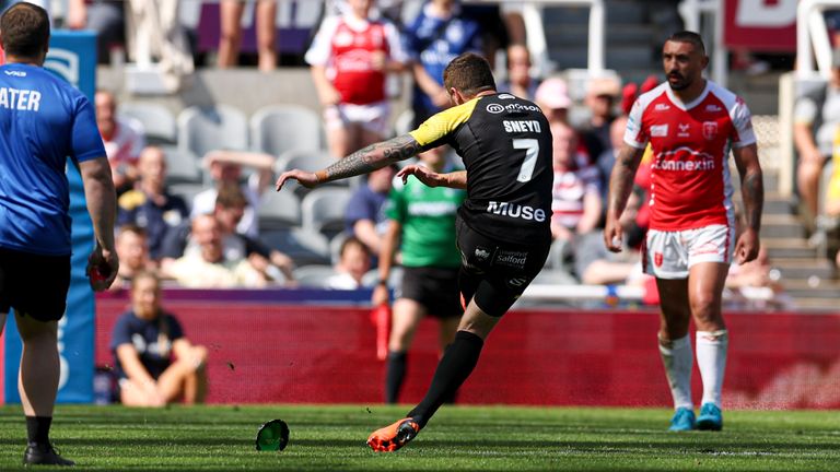 Marc Sneyd kicked seven goals for Salford