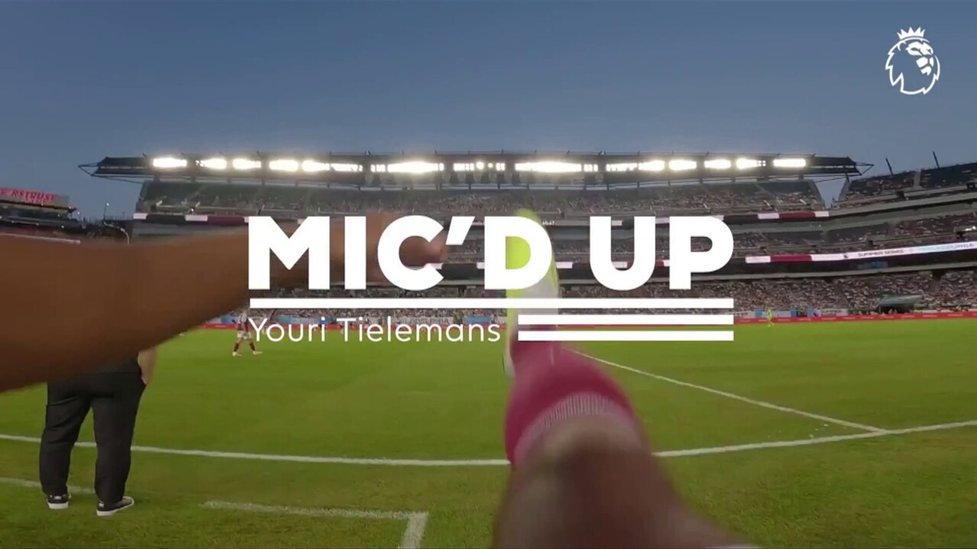 Incredible player cam and mic footage | Tielemans' Villa debut... with a difference