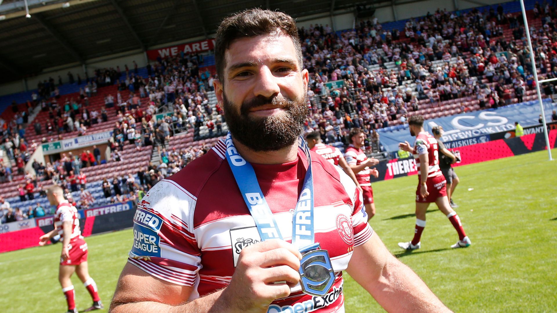Miski scores hat-trick as Wigan hammer Leigh