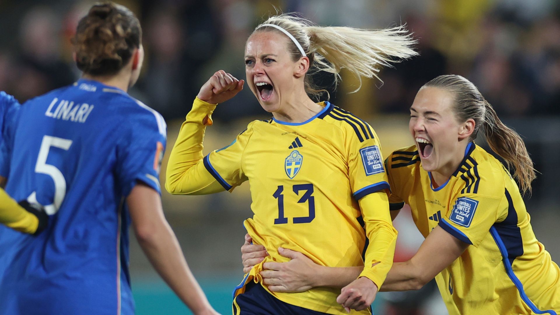Sweden hand Italy worst ever WWC defeat to clinch knockout place