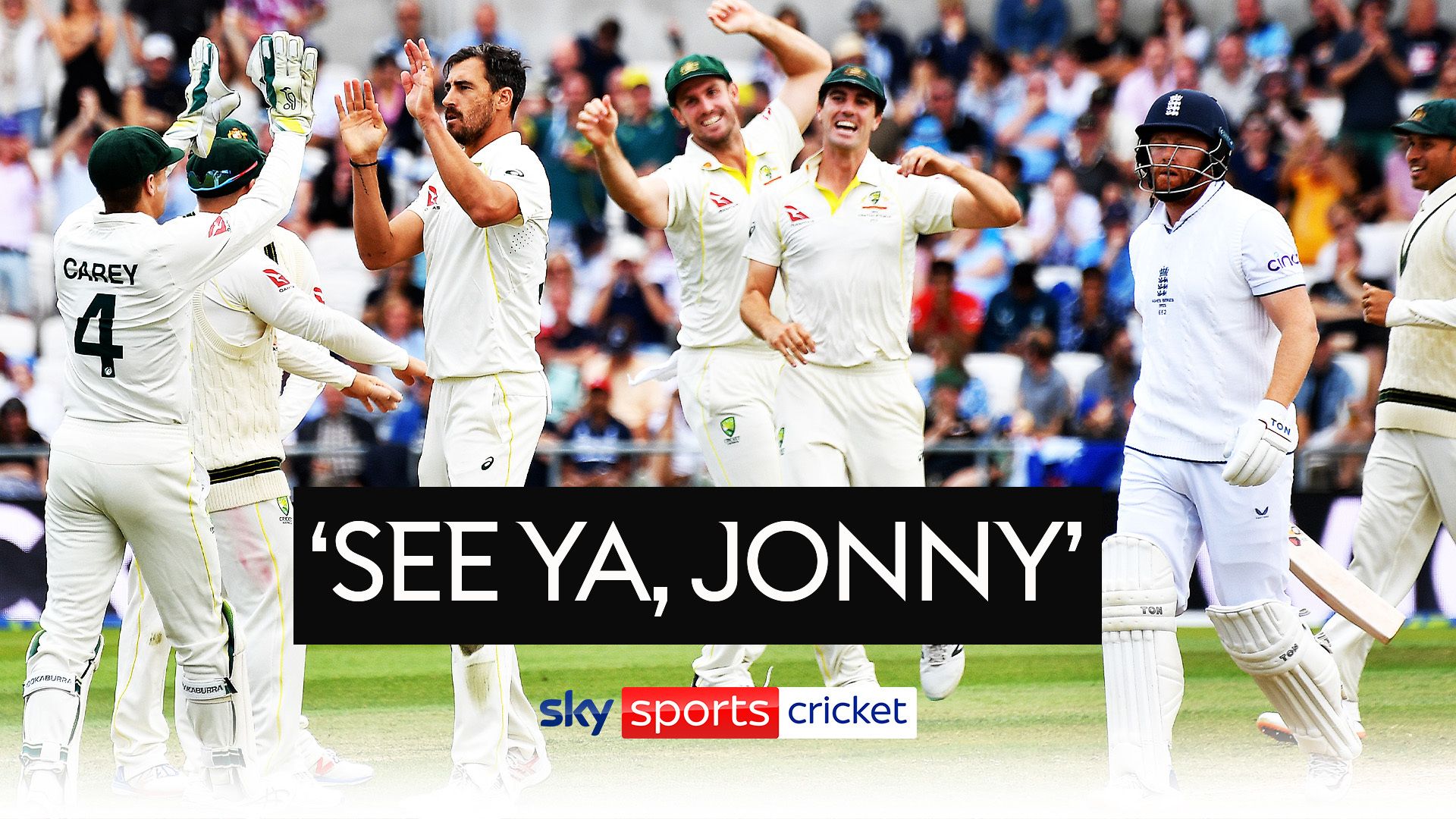 'See ya, Jonny' | Aussies bite back at Bairstow send off