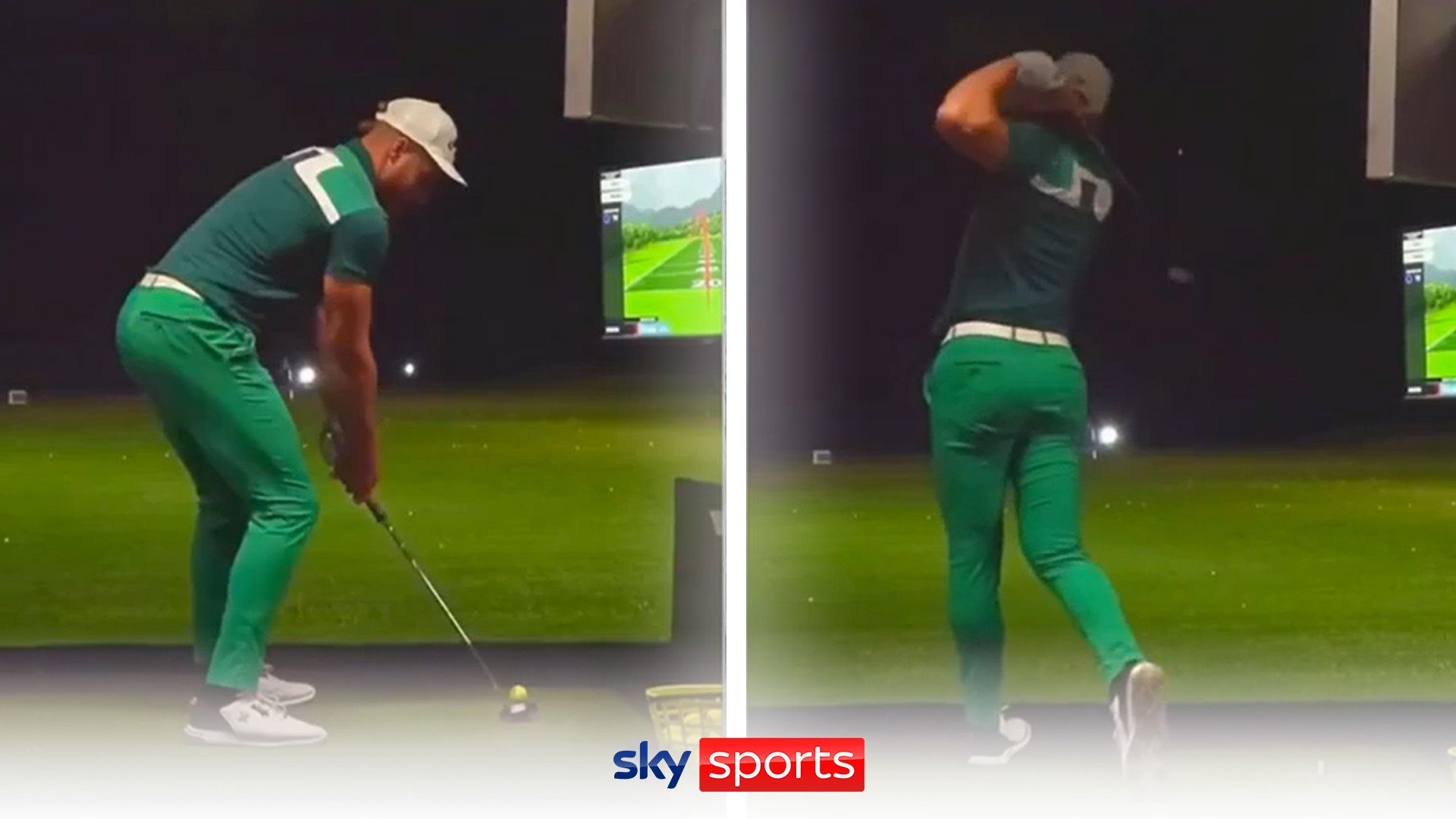 World Long Drive champion hits huge 327-yard drive... with a putter!