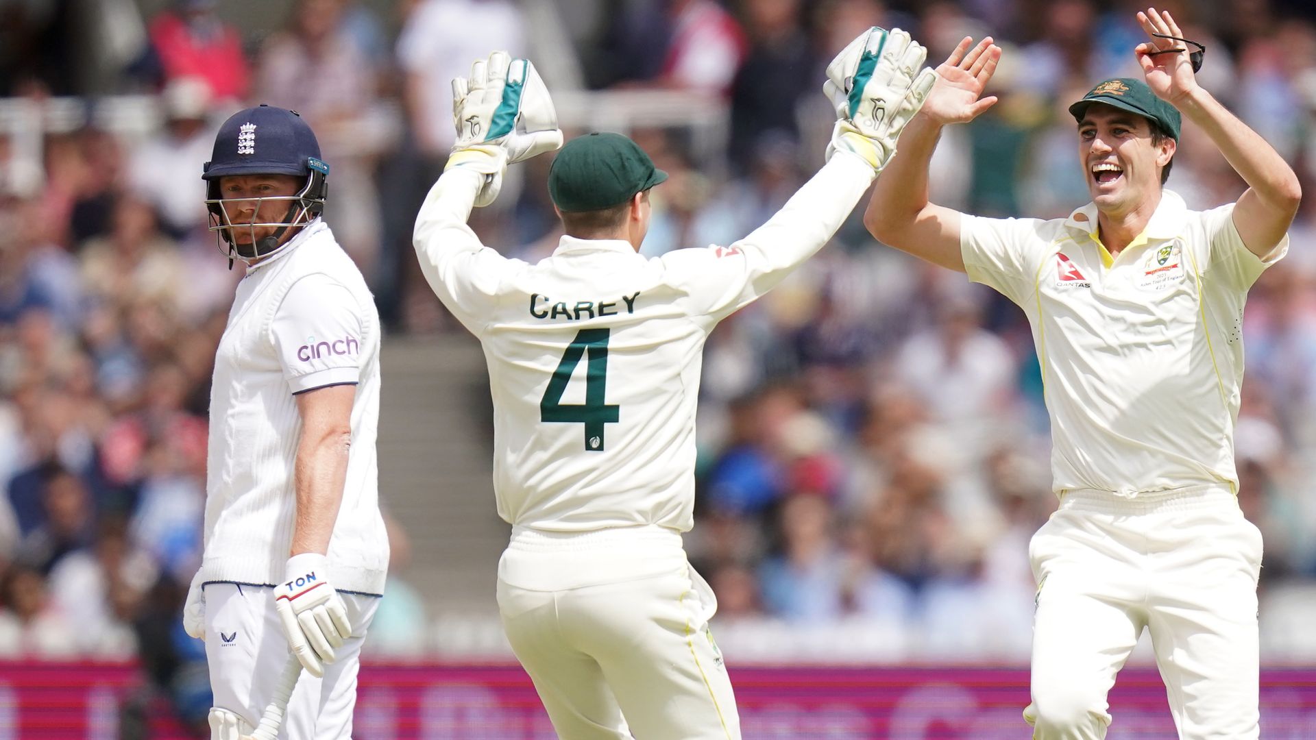 Aussie PM 'proud' of Ashes win but Sunak critical of Bairstow dismissal