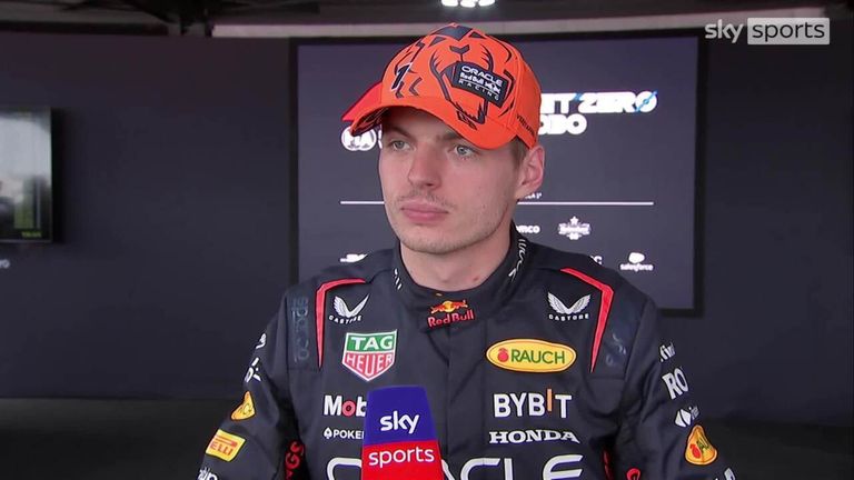 Max Verstappen estaba emocionado después de conseguir su quinta pole position consecutiva