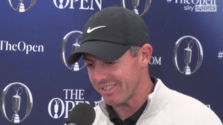 Rory McIlroy sets his sights on closing the nine shot gap between himself and the leaders at The Open Championship heading into the weekend as he finished -1 for the second round.