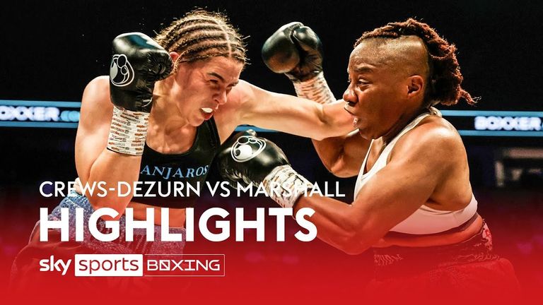 Highlights as Savannah Marshall beats Franchon Crews-Dezurn by majority decision to become undisputed super-middleweight world champion