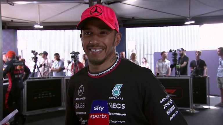 Mercedes driver Lewis Hamilton says his pole position at the Hungarian Grand Prix feels as good as the first time he qualified at the front of the grid.