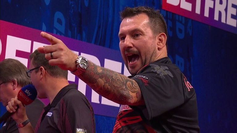 Clayton avenged Aspinall's 108 break with this stunning 141 checkout