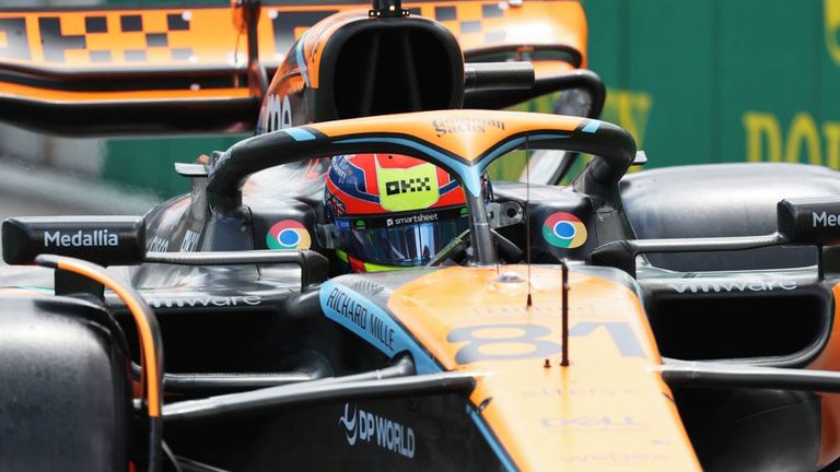 Oscar Piastri (McLaren) brilliert in Spa-Francorchamps.