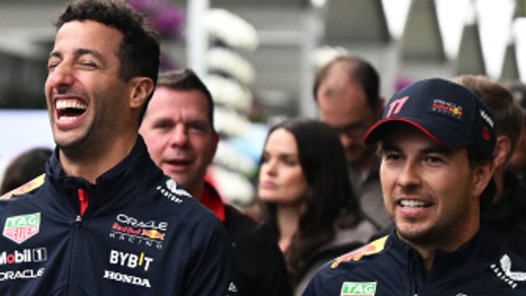 Ted Kravitz says Daniel Ricciardo could challenge Sergio Perez for his Red Bull spot next season if he's able to prevent Alpha Tauri from finishing last in the Constructors' Championship