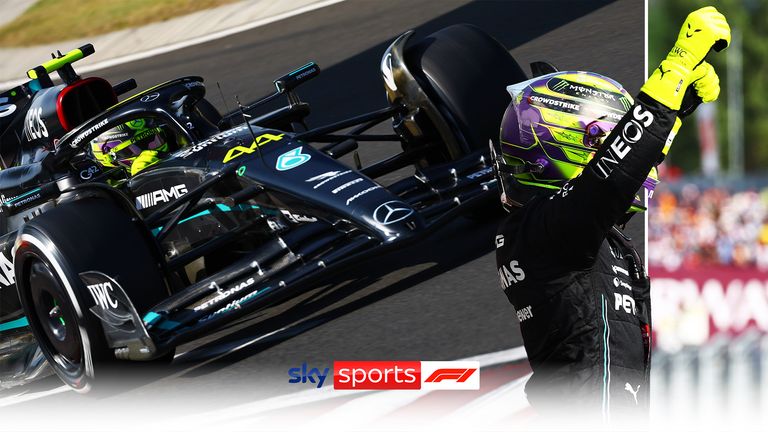 Lewis Hamilton mengungguli Max Verstappen untuk mengklaim rekor pole position kesembilan di Hungaroring