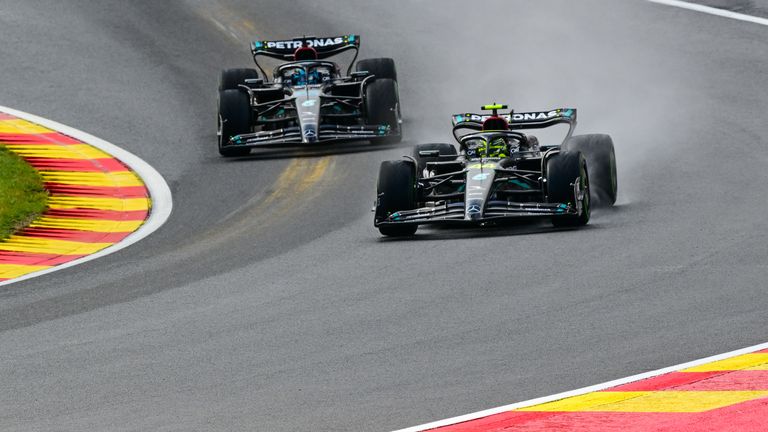 Mercedes sent George Russell and Lewis Hamilton out early in each part of Qualifying after being caught out at the Hungaroring