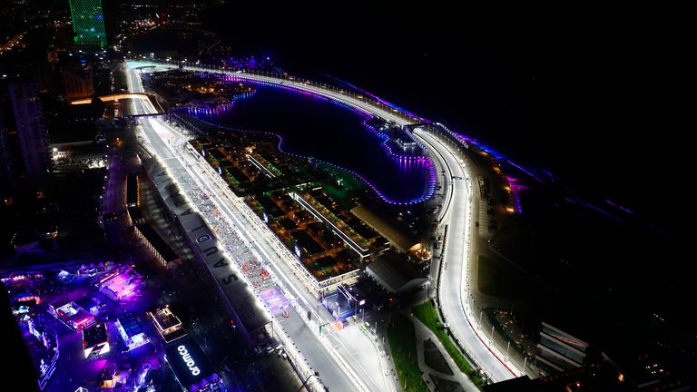 Saudi Arabia's Jeddah circuit will host the second of two Saturday night races to begin the 2024 season