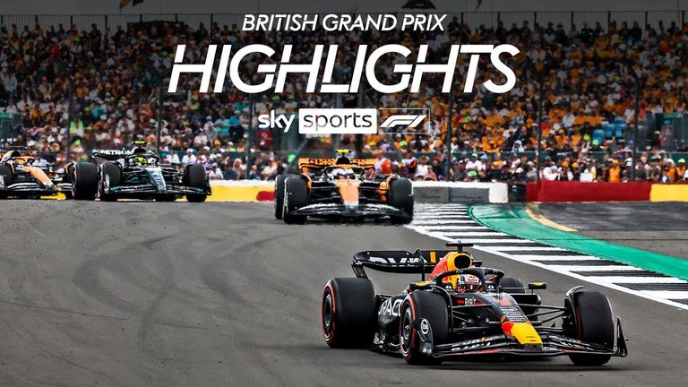 British GP highlights at Silverstone as Max Verstappen bids for sixth consecutive race win