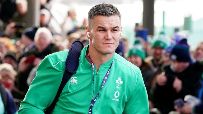 Johnny Sexton has returned to the Ireland team for their 2023 Rugby World Cup opener vs Romania 