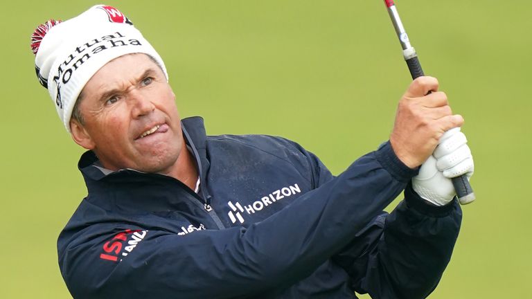 Padraig Harrington narrowly missed out on victory in Wales