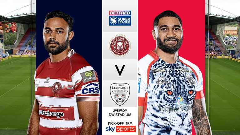 Highlights of last Sunday's Betfred Super League match between Wigan Warriors and Leigh Leopards
