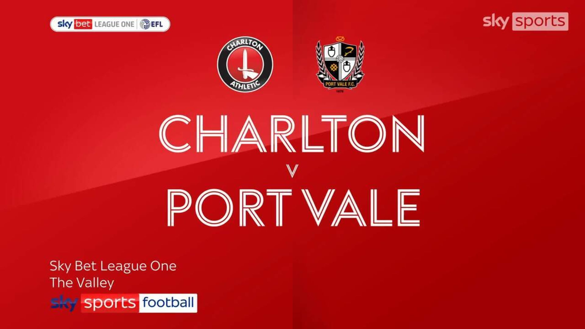 Charlton 2-3 Port Vale