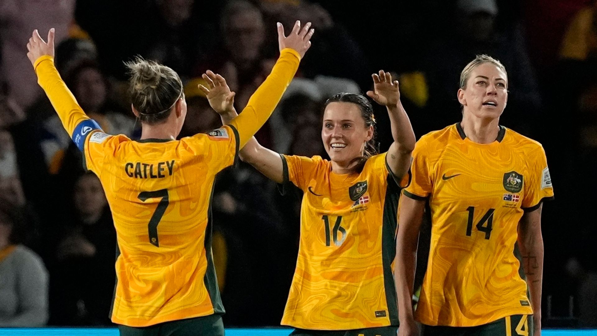Australia ease past Denmark to book WWC quarter-final spot